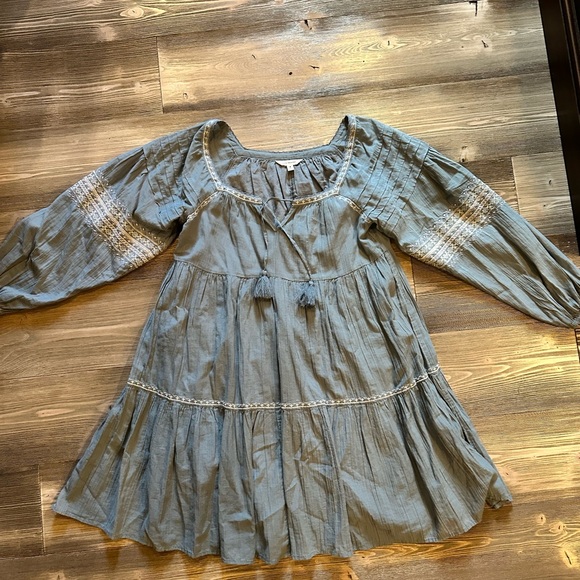 Lucky Brand Blue Mini Dress - Picture 2 of 7